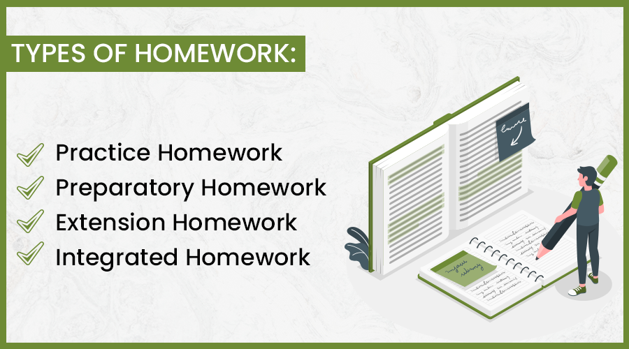 types of homework tasks